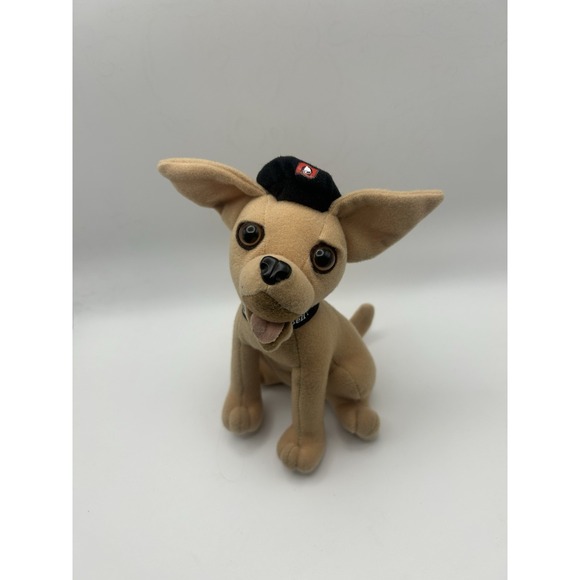 Yo Quiero Taco Bell Chihuahua Dog Viva Gorditas 6" Talking Plush Doll 1998 Works - Picture 1 of 5